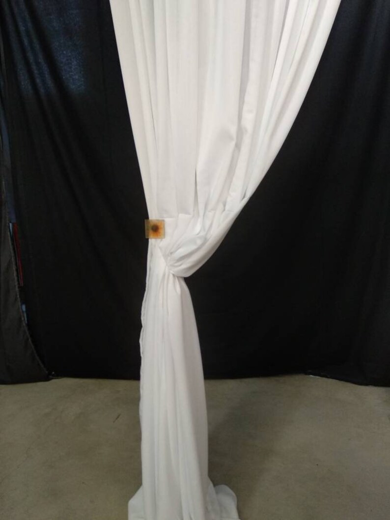 Orange plexiglass Tieback Holdback for Curtains And Etsy