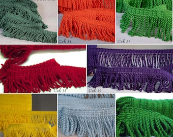 41 colors Relax Bullion Fringe Trim |7 cm(2.75&quot;) or 12cm(4.78&quot;) Height Rich Bullion Fringe | Sold by the meter