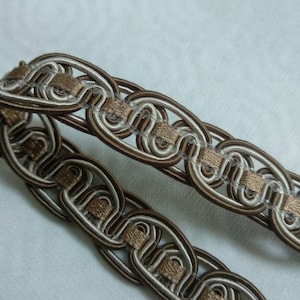 Brown Slim Braid Fringe Trims Braid Trimming Upholstery 1.5cm gimp fringe braid upholstery trim braid fringe gimp upholster braided