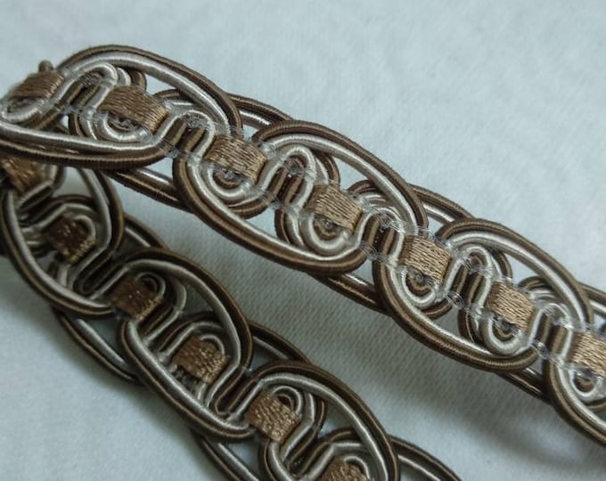 Brown Slim Braid Fringe Trims Braid Trimming Upholstery 1.5cm gimp fringe braid upholstery trim braid fringe gimp upholster braided