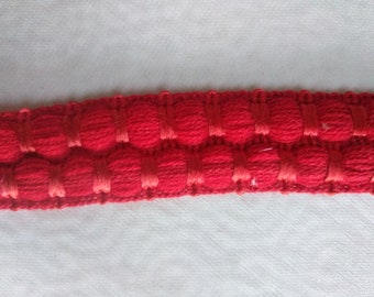 Red braid gimp trim/2.54cm thick  fashion fluffy trimming