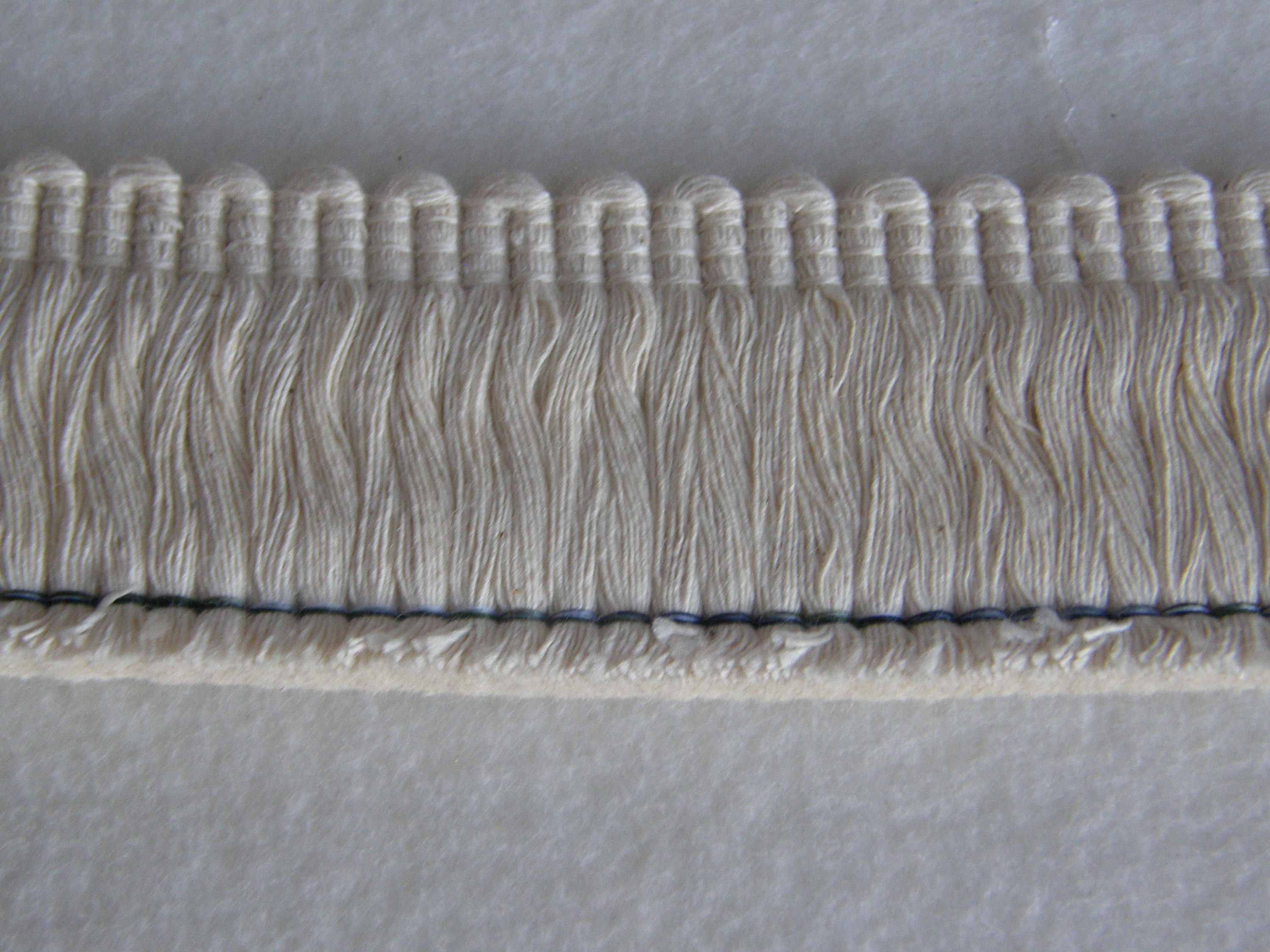 Offwhite 100 Cotton Brush Fringe Trim 4cm width brush fringe trimming