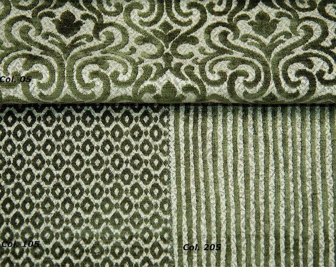 Velvet Green Classic Chenille Upholstery Fabric|140 cm - 55 inches width upholstery fabric