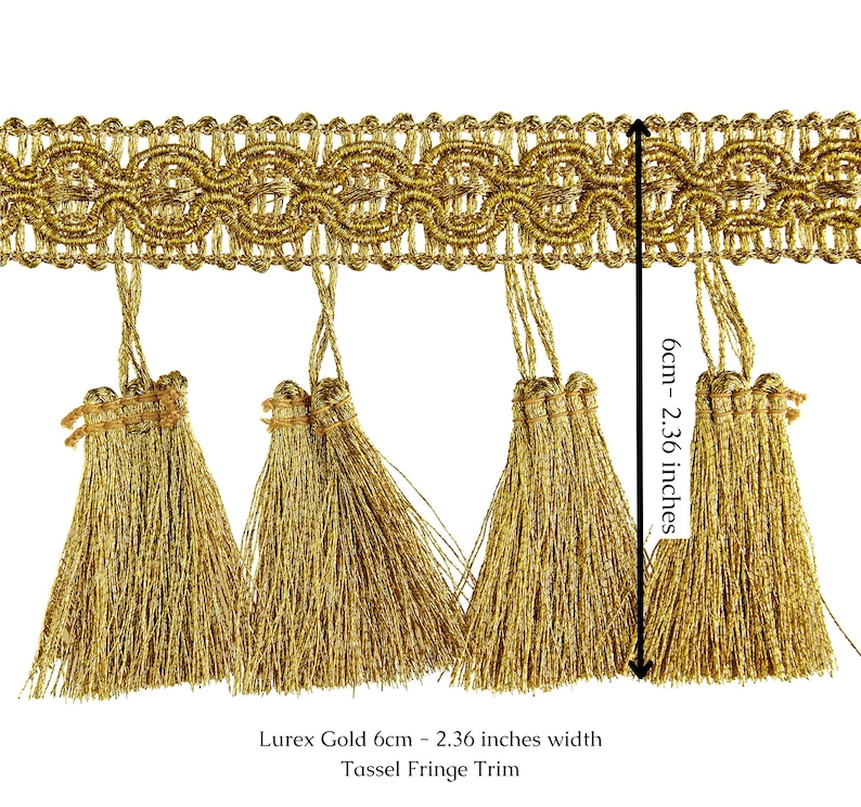 Gold Rib Trim Gold Metallic Threads Lace Ribbon Trims Collection|chainette Fringe ...