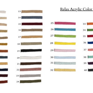 40 Colors Brush Fringe Trim 4 cm 1.57 inches width rich brush fringe trimming by the meter image 5