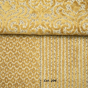 Velvet Gold Classic Chenille Upholstery Fabric|140 cm - 55 inches width upholstery fabric