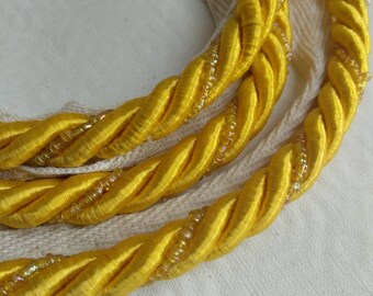 20mm Cable de tapicería de Brida Tubería Cojines de Adorno de artesanía de cuerda 