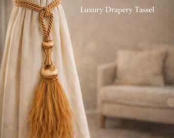 Alzapaños de plumas para cortina, borlas, lujosos, decorativos, accesorios para cortinas de ventana, 4 colores