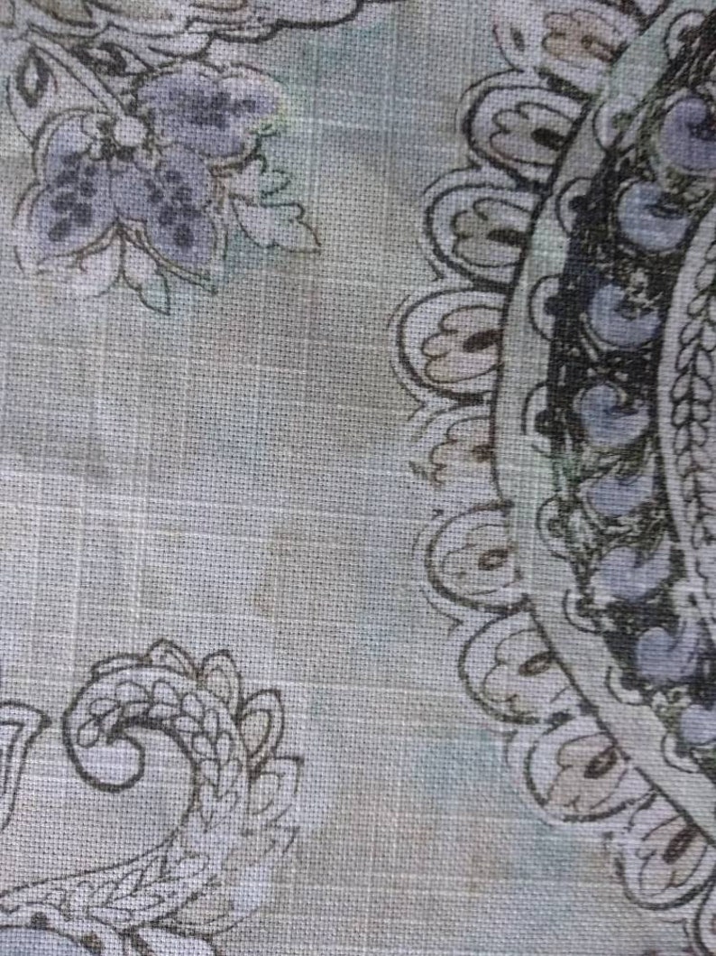 Ethnic Cotton Spanish Upholstery Fabric Double Etsy Australia