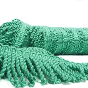 7cm(2.75&quot;)  or 12cm(4.72&quot;) Relax Bullion Fringe | Light Green Bullion Fringe Trim | Sold by the meter