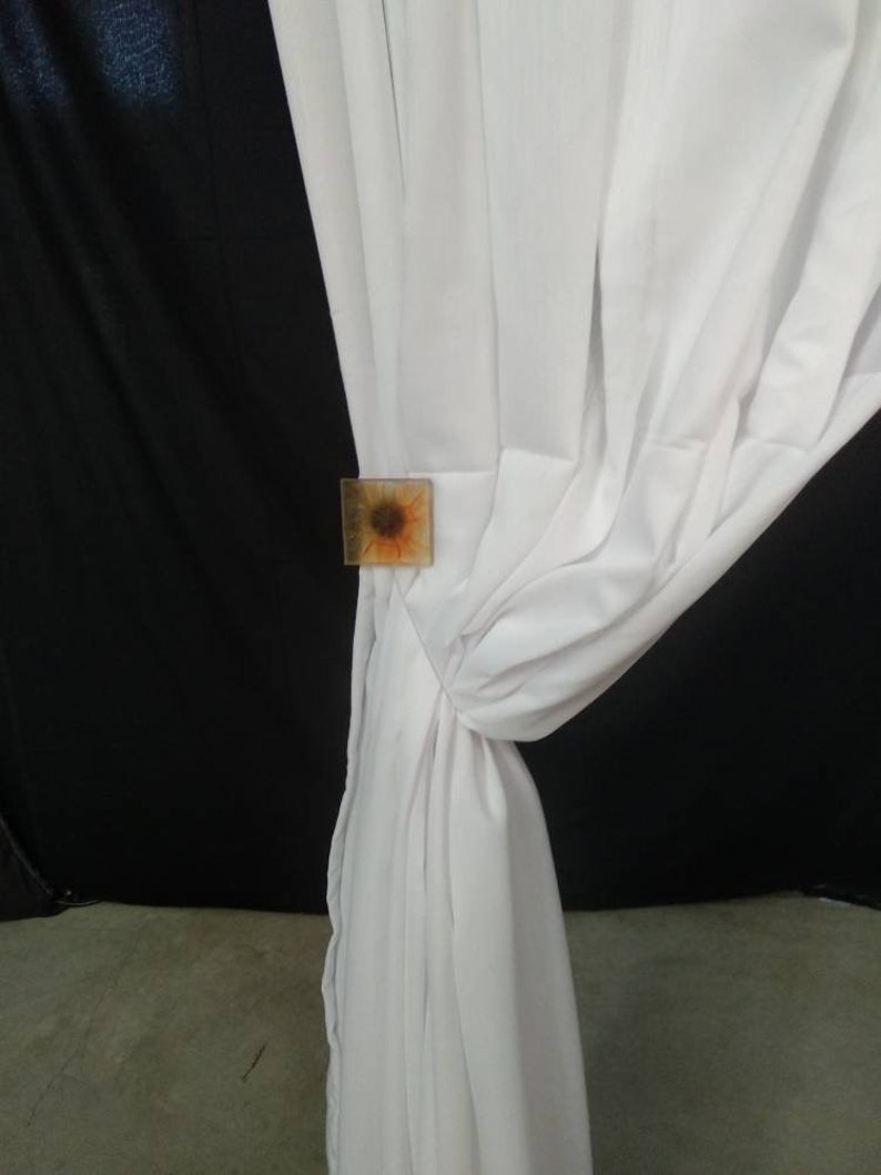 Orange plexiglass Tieback Holdback for Curtains And Etsy