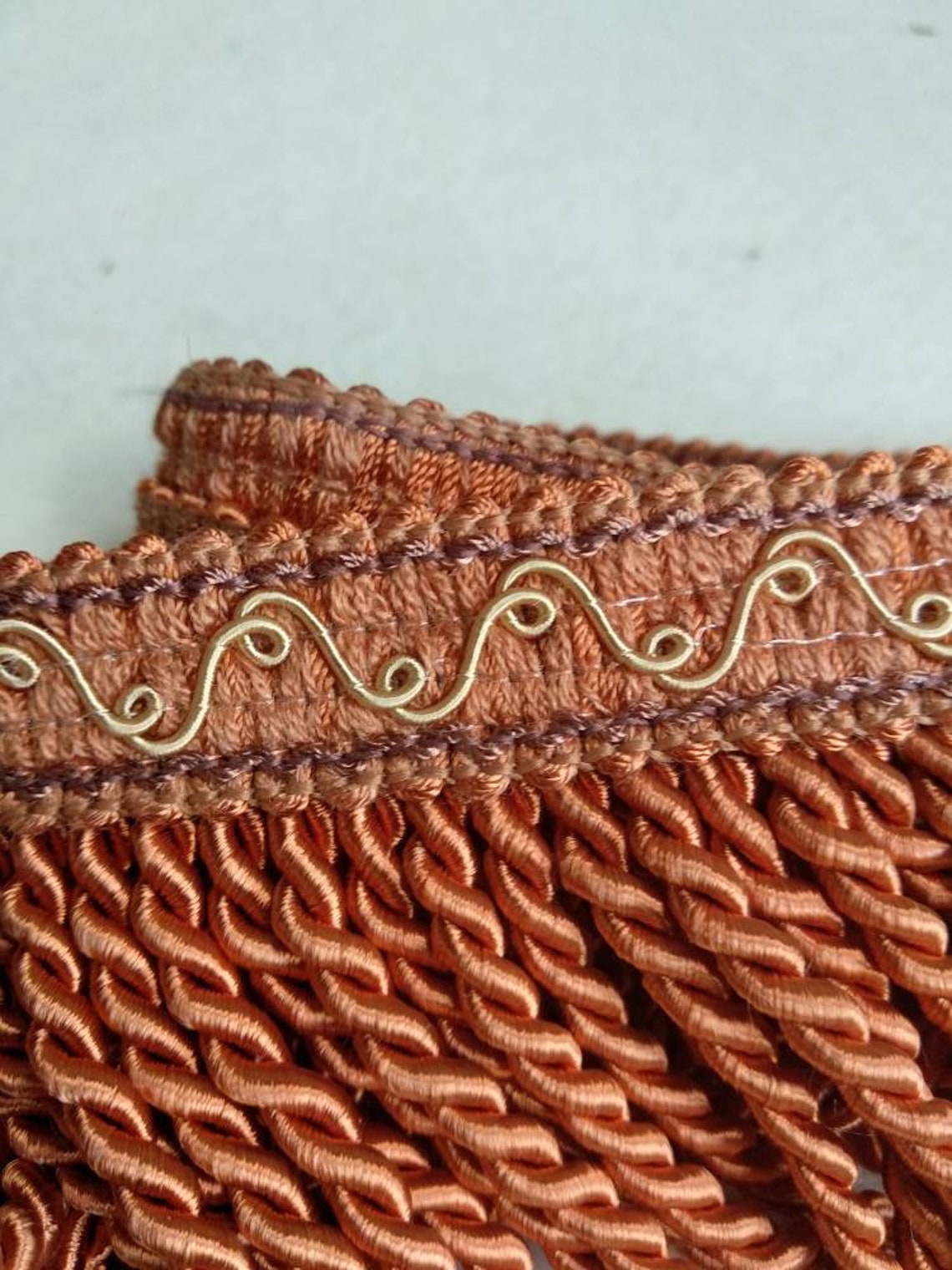 Orange Bullion Fringe Upholstery Trimmings10 Cm 4 Inch Etsy