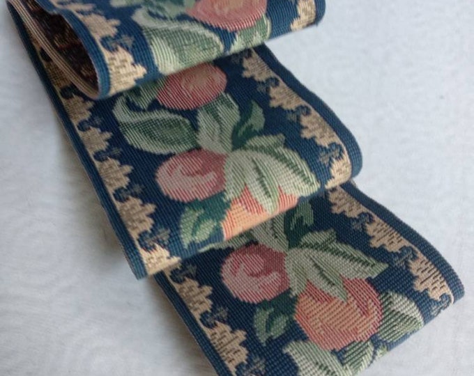 Embroidered Lace Trim boho style/width 7cm-2,75" Tape Ribbon for Cushions Romans Blinds Braid Gimp for curtains Throws Tablecloths bags