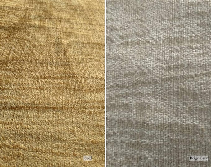 2 Colors Classic Chenille Upholstery Fabric | 280cm-110inches Double Width Upholstery Fabric | Sold by the meter