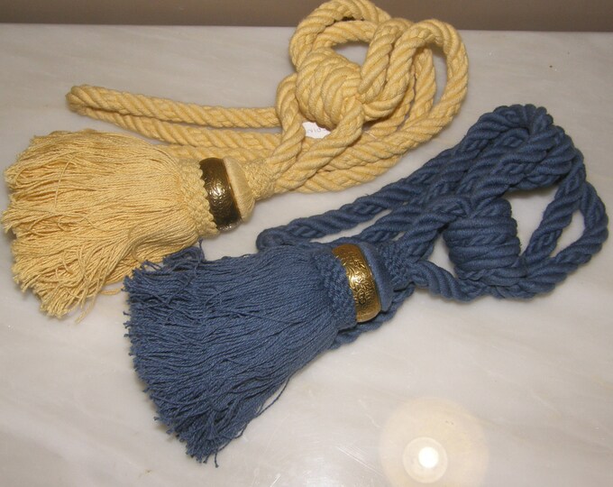 Luxury Large Tassel Tiebacks Cotton Metal  Curtains Holdbacks Tassel Voile Cotton Metal drapes Tie-back Hold-back