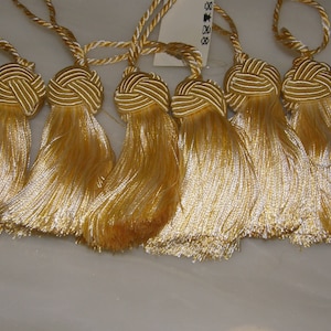 Key Tassel Trims | 8cm - 3.15 inches Height Knot Cap Decorative Tassel Trimmings