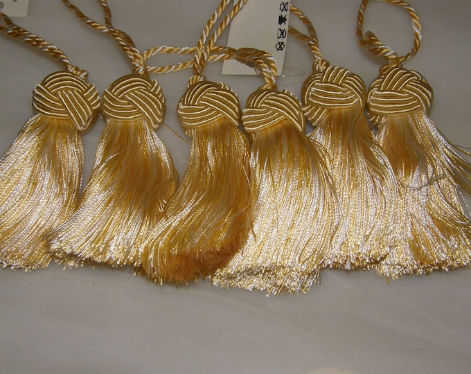 Key Tassel Trims | 8cm - 3.15 inches Height Knot Cap Decorative Tassel Trimmings