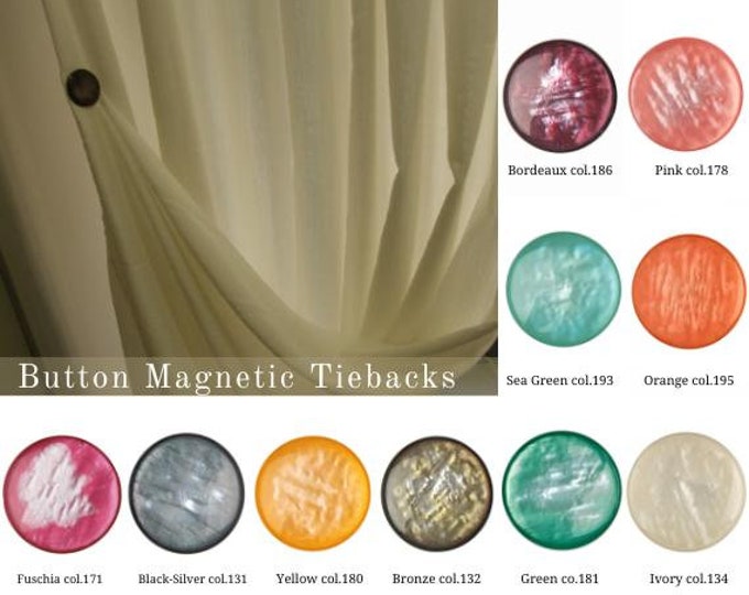 10 Colors Nacre Button Magnetic Curtains Tiebacks | Curtains Holdbacks Without Wire