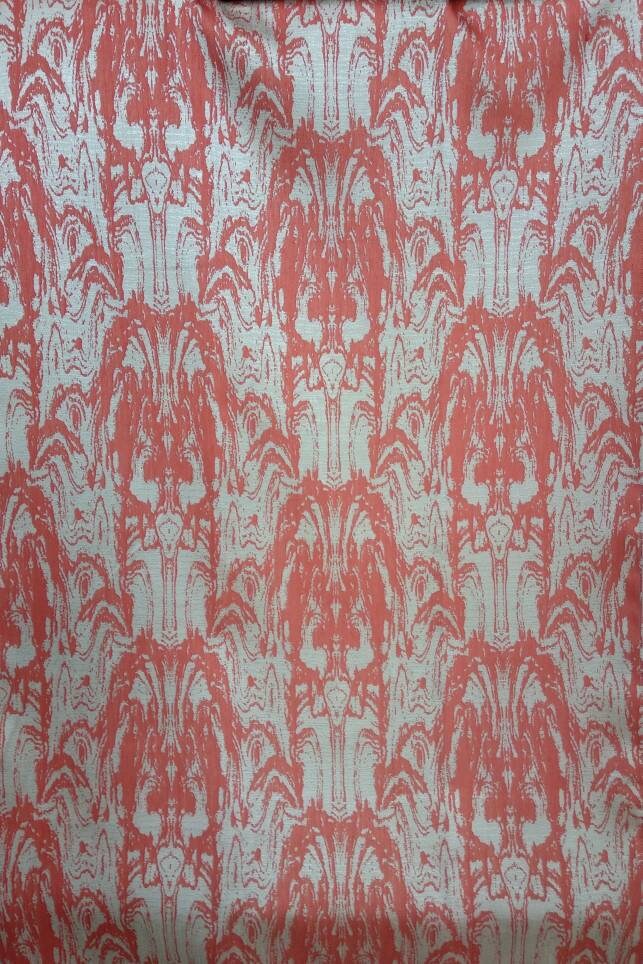 Taffeta Geometrical Double Width Curtains Embroidered Fabric
