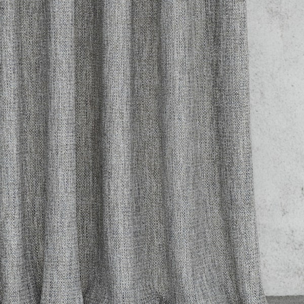 Plain Woven Linen Type Curtain Fabric | Double Height 310cm - 122inches