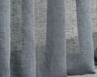 Linen Curtain Fabric|Double Height 300cm - 118inches