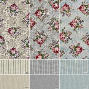 Floral jacquard Yarn Dyed Upholstery Fabric | 280cm-110inches Ethnic Vintage Upholstery Fabric Sold by the meter (39&quot;/1.09yards)