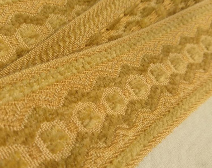 Embroidered Yellow Ribbon Trim | 4.6 cm - 1.81'' yellow ribbon trimmings