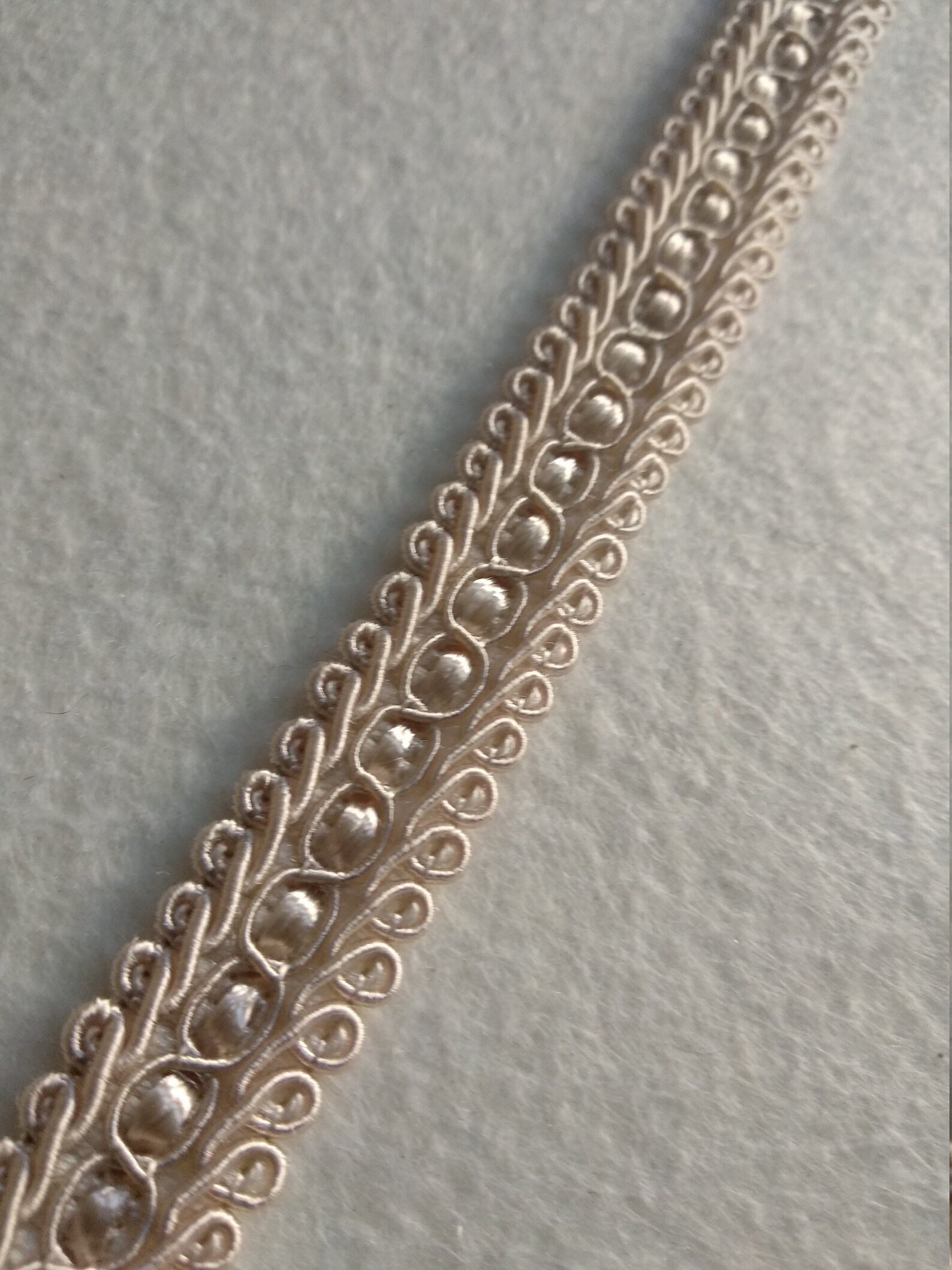 Ivory Braid Ivory Braid Fringe Trims|1.8cm - 0.71 Inches Gimp Braid Upholstery Trim ...