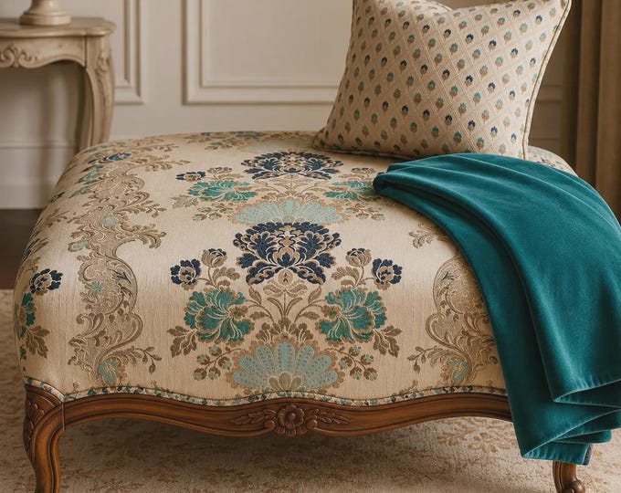 5 Colors Rayon Embroidered Classic Floral and Plain Velvet Upholstery Fabric|280cm-110inches width Light Upholstery Curtain Fabric by meter