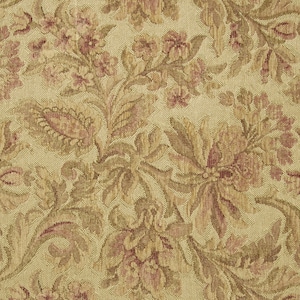 Beige Yellow Jacquard Floral Brocade Upholstery Fabric | 140cm- 55&quot; Width Upholstery Fabric