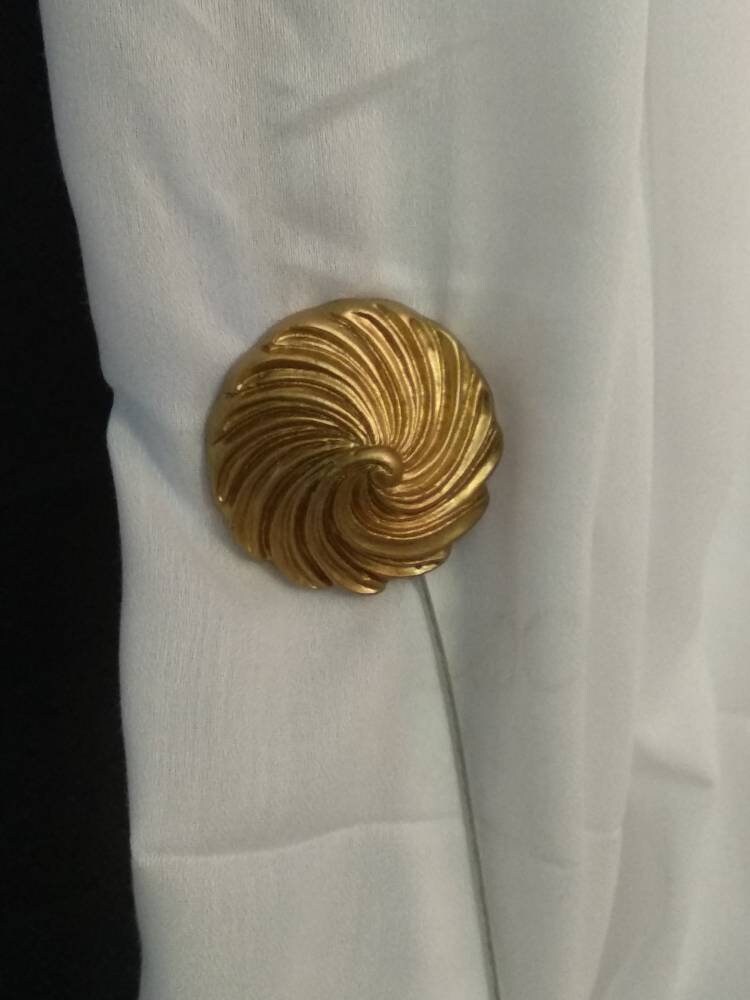 Gold Curtainsdrapes Tieback Holdback. Etsy