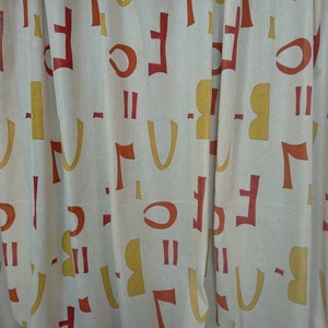Letters Multicolor printed gauze curtain fabric/3 meter wide multicolor letters kids curtain fabric