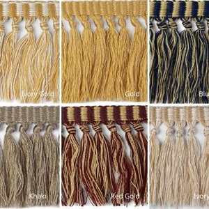 7 Colors Knotted Chainette Fringe Trim| 10cm - 3.9 inches Fringe Trim