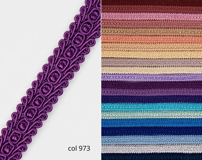 Violet Braid Fringe Trims | 1.8cm - 0.71 inches