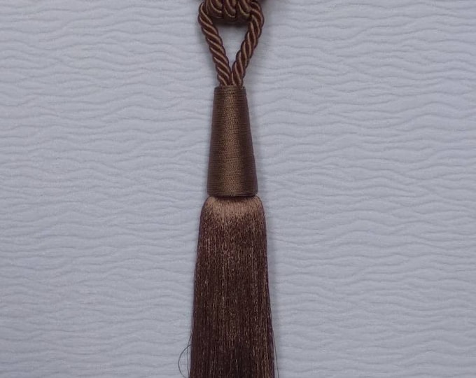 Brown Modern Tiebacks|Curtain tie backs.Modern Tassel Hold backs