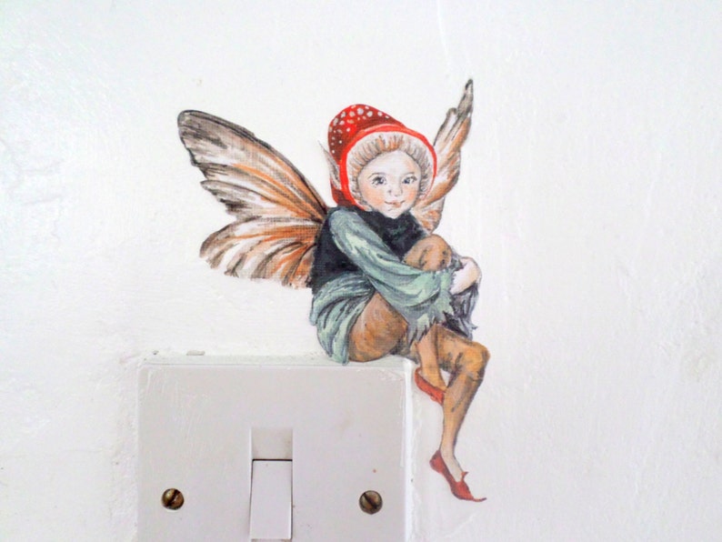 Fairy Wall Decals Woodland Fairy Wall Sticker Pixie Decor Etsy UK