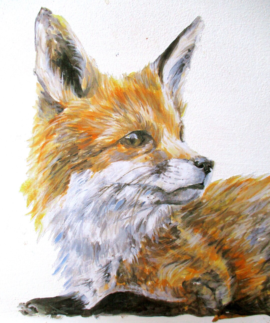 Fox Wall Sticker, Fox Decor, Red Fox Wall Decal, Fox Wall Art, Woodland