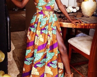 African Inspired Maxi Skirt