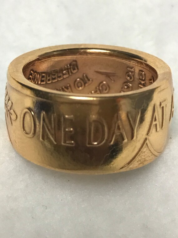 One Day at a Time Recovery Ring
