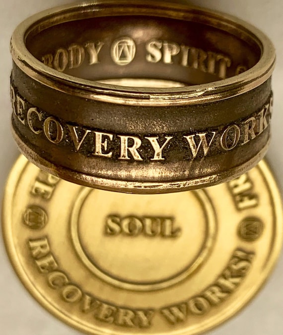 Recovery Works! Recovery Ring = 50% Sales of this Recovery Ring goes to Minnesota Recovery Connection's Walk for Recovery; Sober And Serious