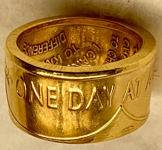 One Day at a Time Recovery Ring