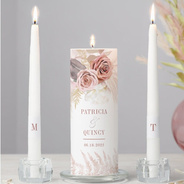 Unity Candle Wedding Set