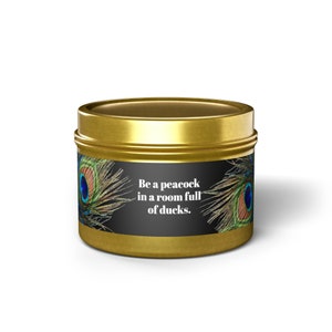 Scented Peacock Candle