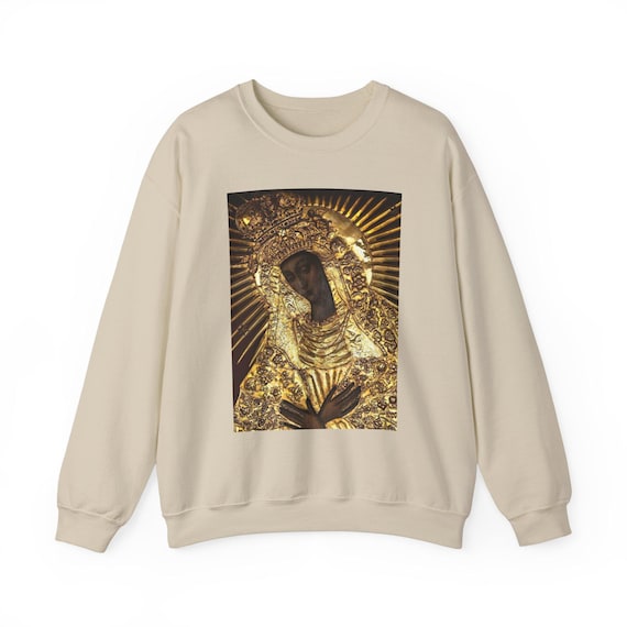 Black Madonna Graphic Unisex Heavy Blend™ Crewneck Sweatshirt