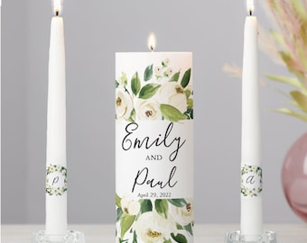 Emerald Green Jeweled Unity Candle Wedding Set - Etsy