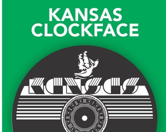 Kansas - Clock Face - Template - for laser cutter projects - DIY