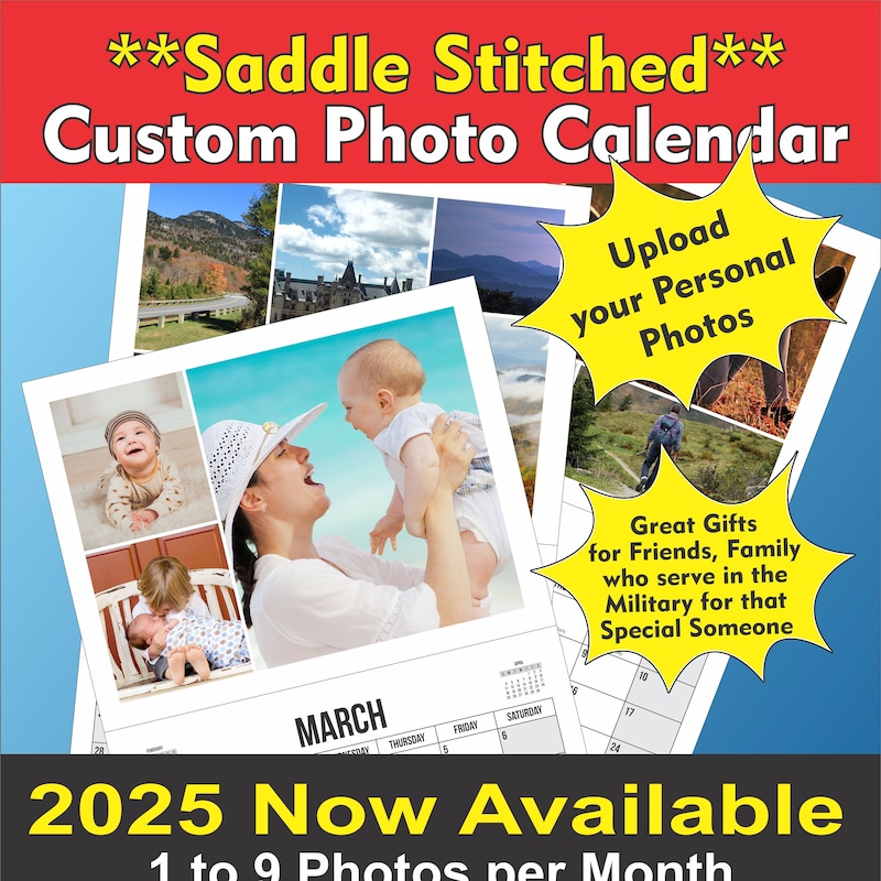 Personalized 2025 Calendar - Etsy
