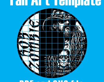 Rob Zombie - Vinyl Cutout Template