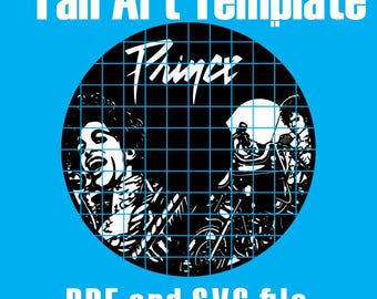Prince Vinyl Record SVG: Laser Cut/Cricut Template (Digital Download)
