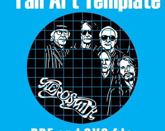 Aerosmith - Laser Template for DIY Project